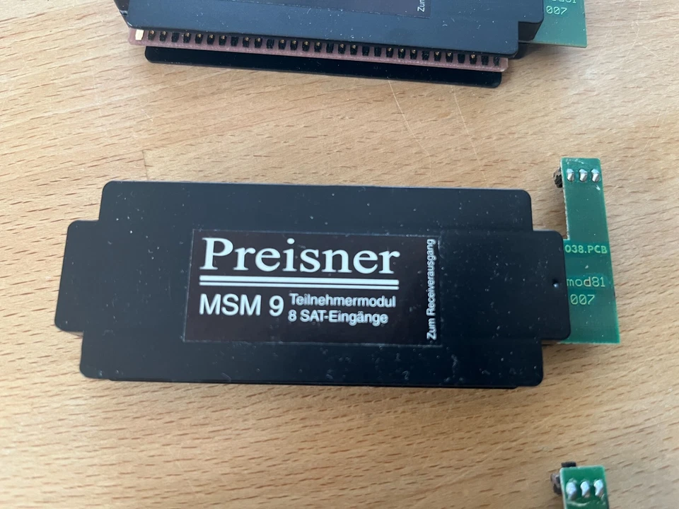 Preisner MSM9 Teilnehmenr-Module und  Module für Sat A/B Umschalter - Bild 3 von 4