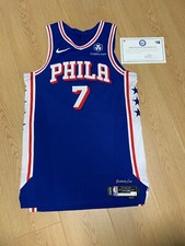 Kyle Lowry Game Worn Authentic Jersey Fanatics Certifies 76ers #7 April 25 2024