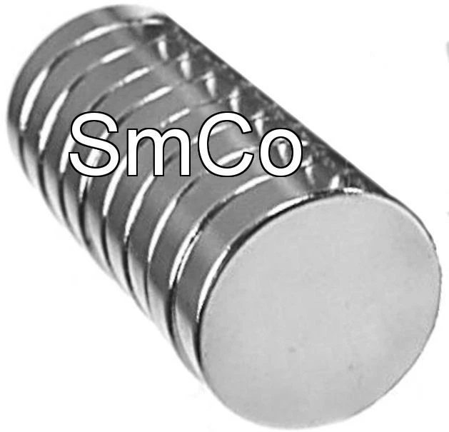 APEX MAGNETS 1/2" x 1/8" Disc - SmCo - Samarium Cobalt Rare Earth Magnet, Grade N30