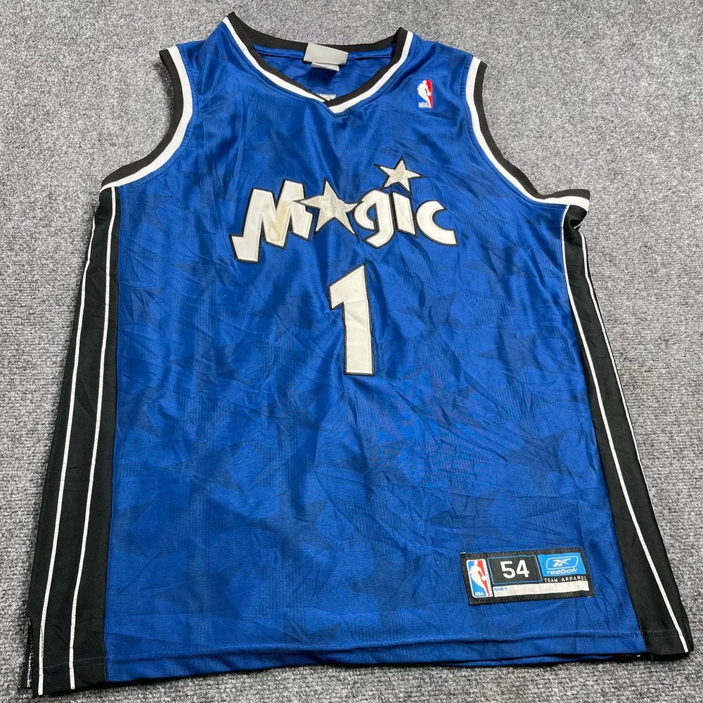 Reebok Team Apparel Magic Men's Blue NBA Jersey Sleeveless