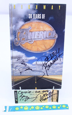 VTG Signed Autographed Auto America Band CD Box Set Highway Ticket Stub 30 Lot 