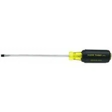 Klein 605-6 1/4-Inch Cabinet 6-Inch Heavy Duty Round Shank Tip Screwdriver