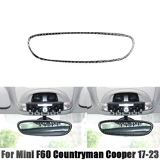 For Mini F60 Countryman Cooper 17-23 Real Carbon Fiber Reflector Frame Trim 1X