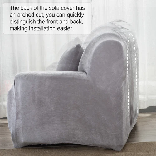Thick Plush Stretch Sofa Covers for 1/2/3/4 Seater Couch Covers Sofa Slipcovers - Bild 6 von 81