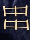 Vintage Fisher Price Little People FPLP Farm Fence White Replacement set of 2