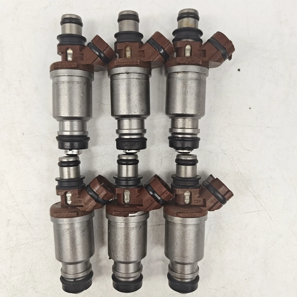 6Pcs Denso Fuel Injectors 23250-46030 For Lexus SC300 GS300 Toyota Supra 3.0L V6 Foto 2 de 4