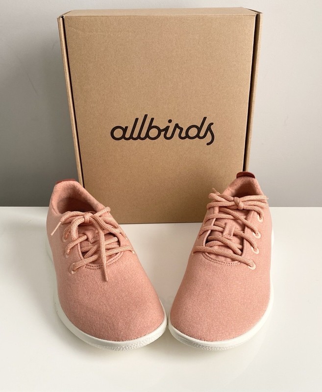 Allbirds Men’s Wool Runner Coral Peach Pink Orange Malibu Cream Sneakers Size 10