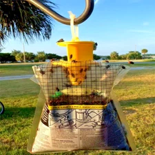 Outdoor Fly Traps, Disposable Non Toxic Hanging Catcher Killer Large Bag