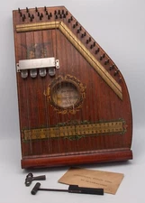 Nice Original 1894 Patent Oscar Schmidt Menzenhauer Guitar Zither Harp *Read*