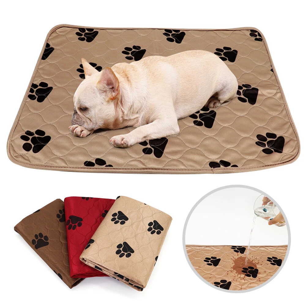 Waterproof Reusable Dog Bed Mats Pet Urine Pad Puppy Pee Fast Absorbing Pad  Rug