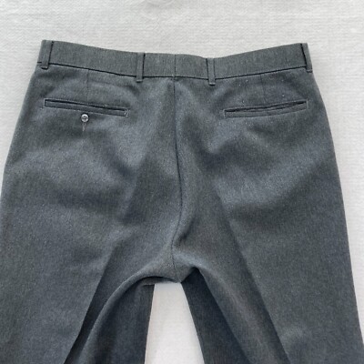 Vintage 70s Levi's Action Slacks Sta Prest Mens 36x26 Gray Flat