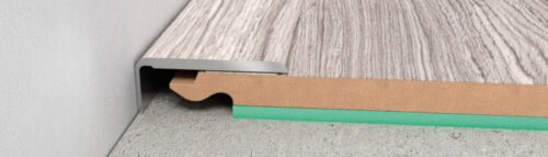 LAMINATE FLOOR EDGE PROFILE TRIMS THRESHOLD DOOR STOPS LAMINATE STOP ENDS 100 cm - Foto 1 di 24