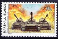 MARSHALL ISLANDS, SCOTT # 282, MNH GERMAN INVASION OF RUSSIA, WORLD WAR II