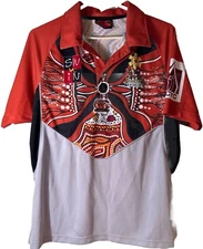 South West Indigenous Cricket Jersey Shirt Polo Large Canterbury New Zealand