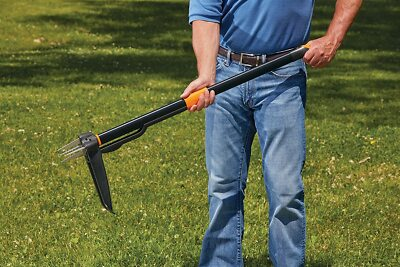 #ad #ad Weeder 4 Claw Outdoor Root Puller Remover Stand Up Stainless Gardening Tool 39quot; $99.97