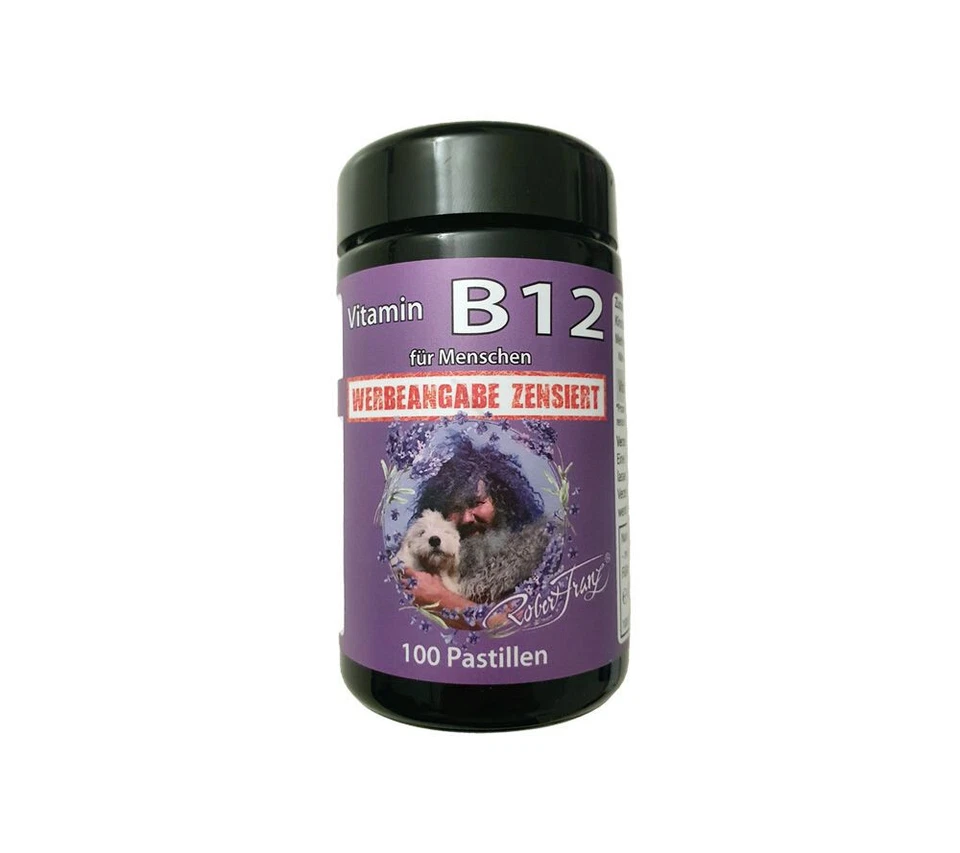 Robert Franz Vitamin B12 - 1000μg - 100 Pastillen - Lutschtabletten