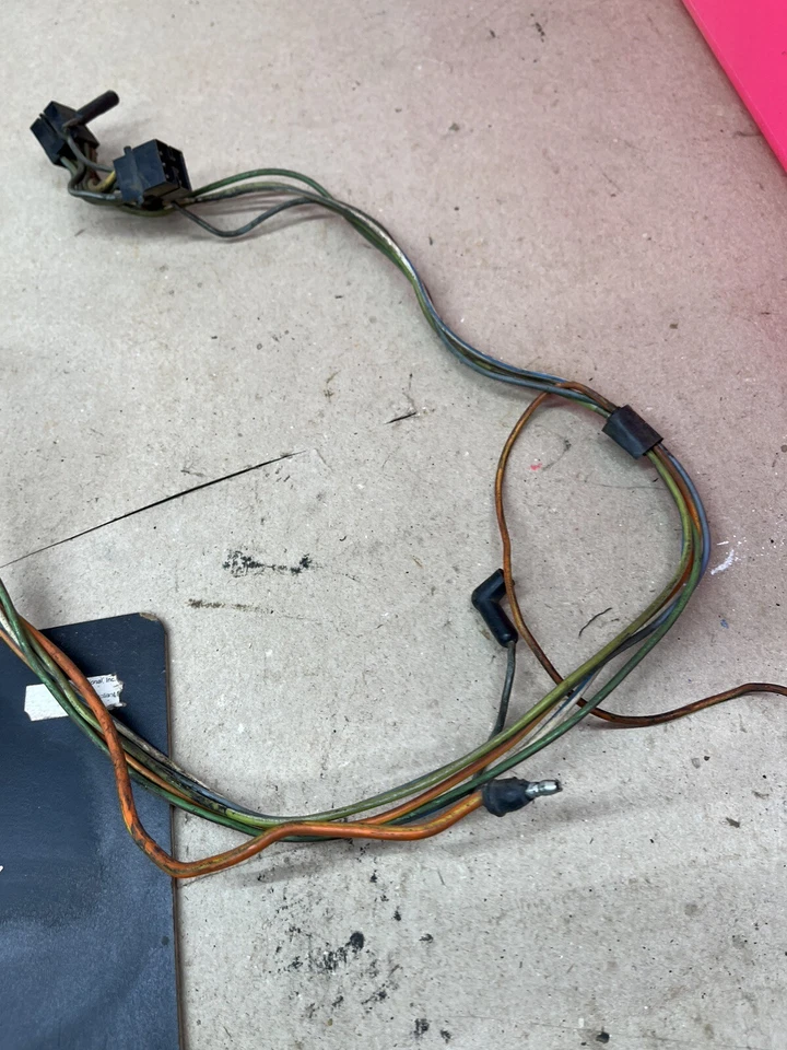 Cougar 64 65 66 Mustang 1967 1968 usado calefacción control cableado arnés interruptor Foto 3 de 4