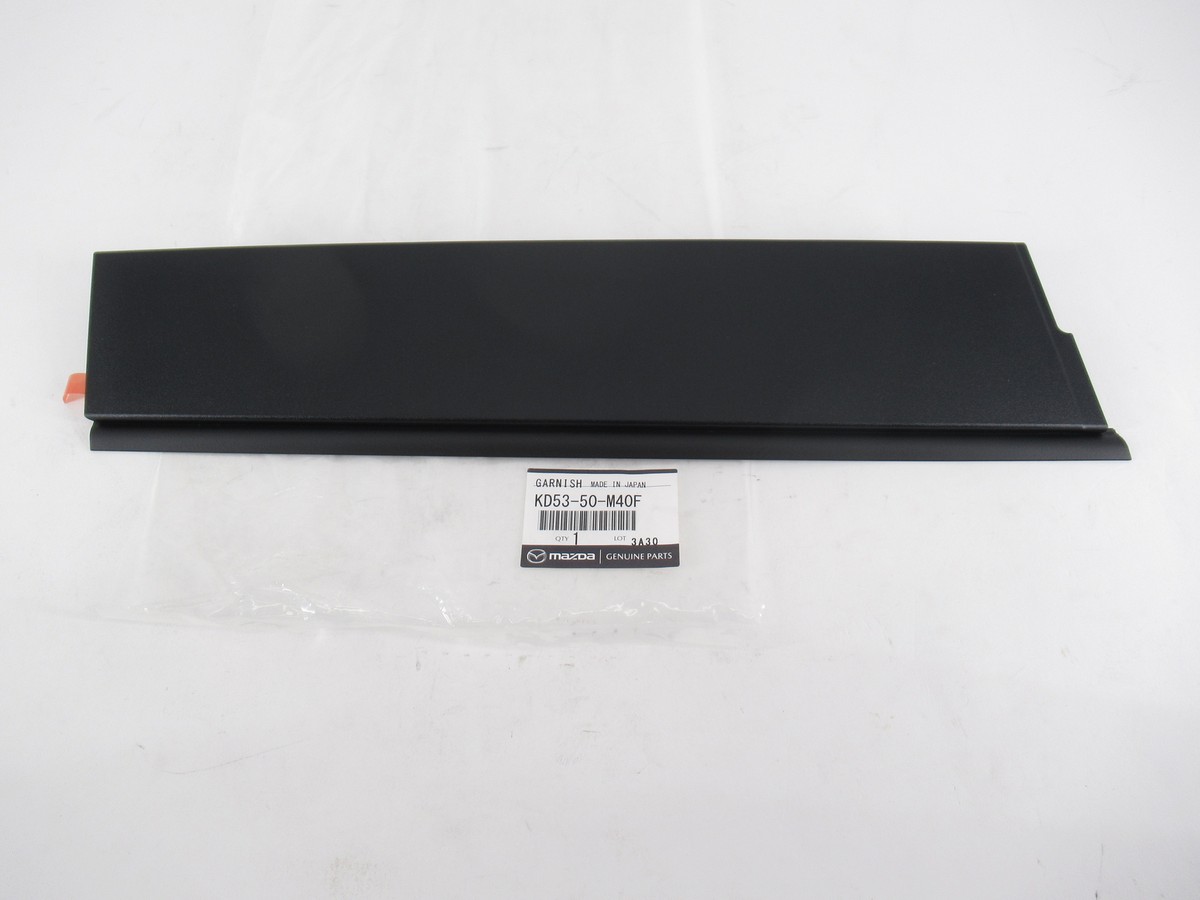 Genuine OEM Mazda KD53-50-M40F Driver LH Rear Door Garnish Molding
