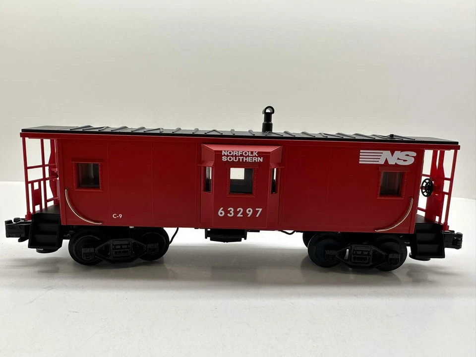 O MTH Rail King Bay Window Caboose Car Train #30-7711 Norfolk Southern NS #63297 - Image 2 of 4