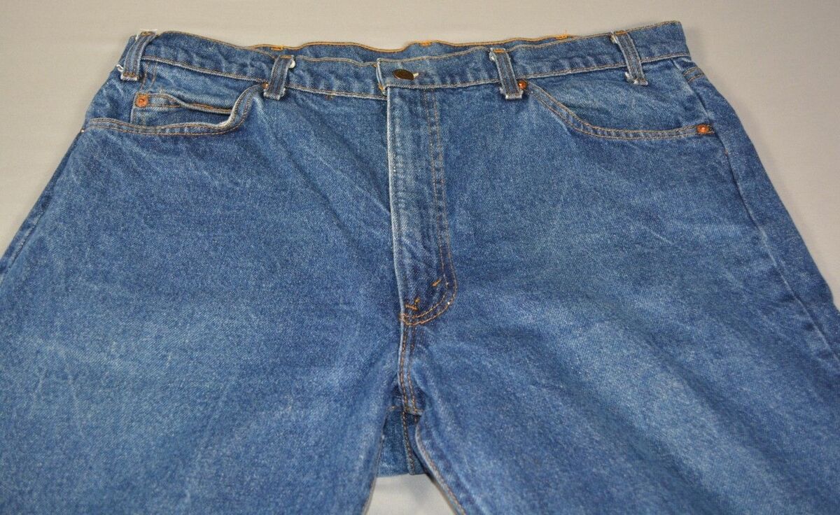 Vintage 1972 Levi's 20505 0217 Orange Tab SF 207 Blue Jeans Vintage 1972 Levi's 20505 0217 Orange Tab SF 207 Blue Jeans