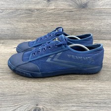 Feiyue Fe Lo 1920 Navy Blue Canvas Low Top Sneakers Womens 11 Mens 9.5 EUR 42