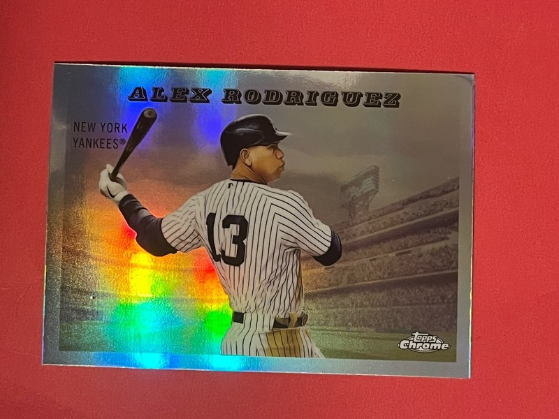 2025 Topps Chrome Platinum Anniversary Alex Rodriguez Rails & Sails #55RS-6