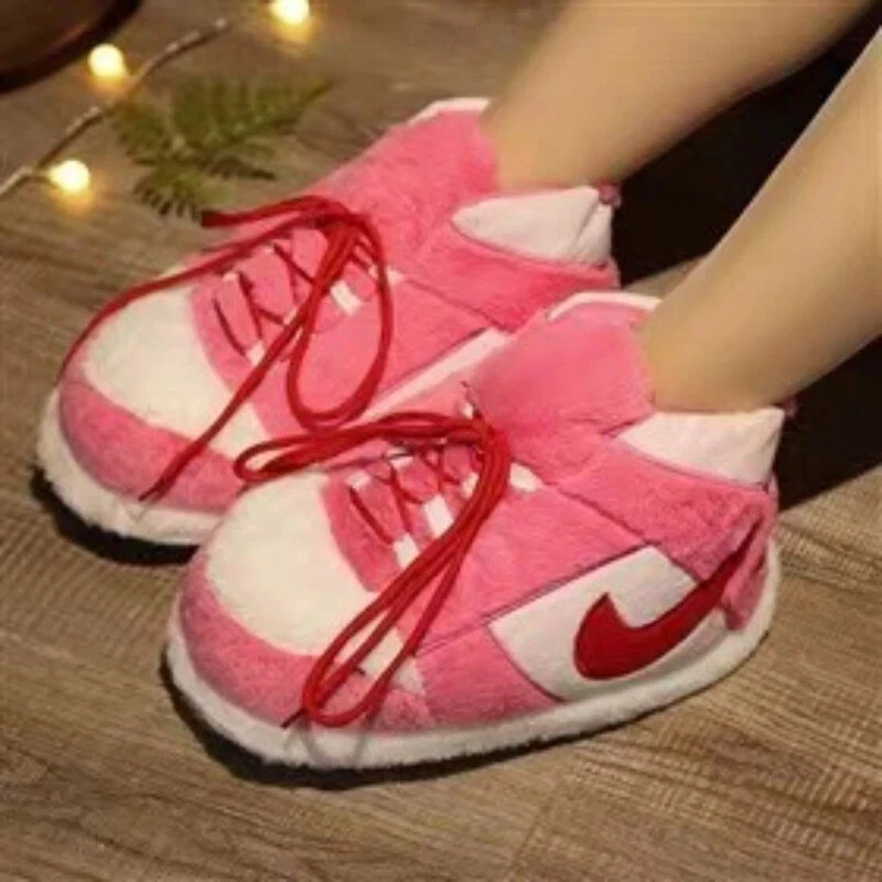 Winter Warm Slippers Indoor Unisex Sneaker Cotton Funny Sneakers Home Slip On** - Bild 2 von 4