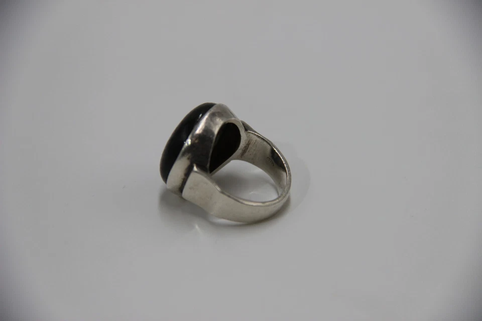 MAGNIFIQUE IMPOSANTE BAGUE LABRADORITE ET ARGENT 925!!! - Photo 2/4