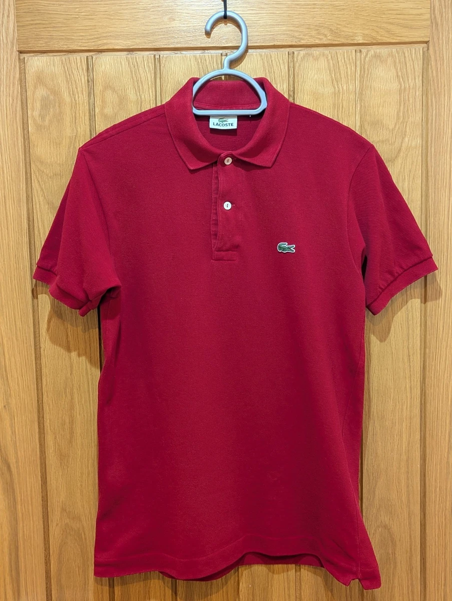 Lacoste Polo Shirt Red Size 3 - small