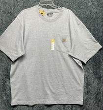 Carhartt Mens Size XL Gray Short Sleeve Loose Fit K87 T Shirt New M4 