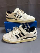 New adidas Men  s Forum 84 Low AEC Sneakers - Vintage White Black HP9543 - US 9.5