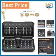 Ergonomic 42-in-1 Ratchet Screwdriver Set with Magnetic Bits - Compact & Durable