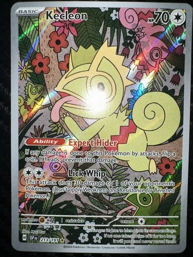 Kecleon 213/191 Illustration Rare PokemonTCG Sv08: Surging Sparks