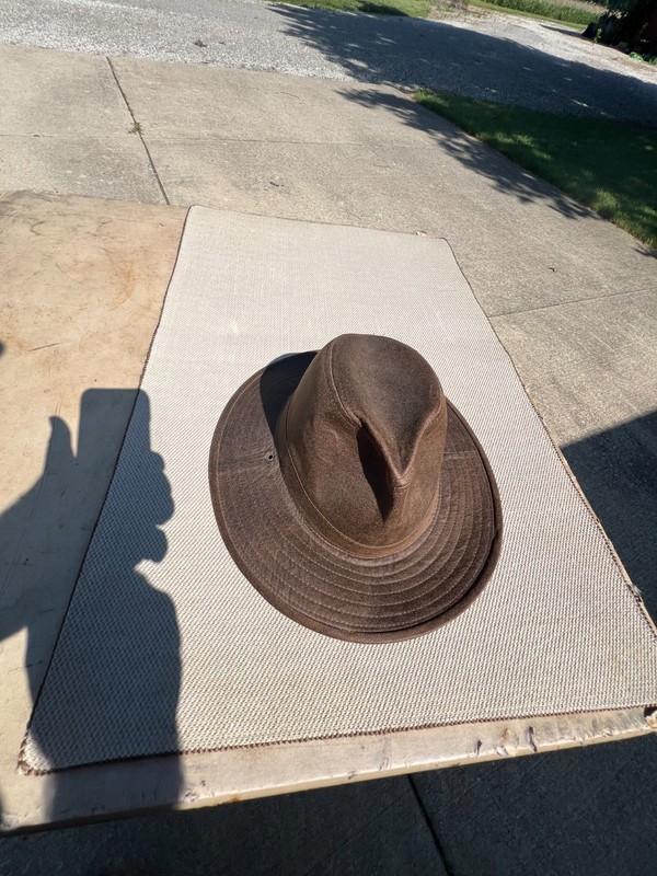 Dofman Pacific Co. Hand Made Outback Hat Brown Dark Tan