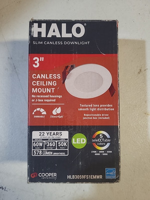 Cooper Lighting Slim Canless LED Downlight 3'' - Canless Ceiling Mount