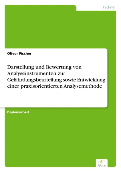 Darstellung Und Bewertung Von Analyseinstrumenten Zur GefäHrdungsbeurteilung...-image