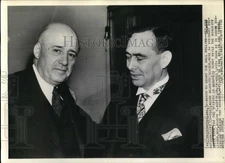 1938 Wirephoto Rep Sam Rayburn (L) House Majority Leader At Opening Session 8X11