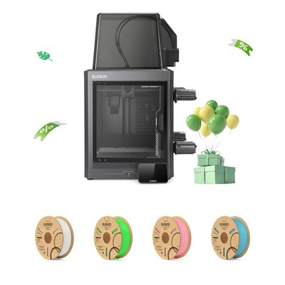 ELEGOO Centauri Carbon 2 Combo 3D-Drucker mit 4 Farben Drucken Maximal 500 mm/s