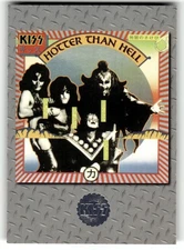 1997 Cornerstone Kiss Series One Card #68 1974 Hotter Than Hell Album