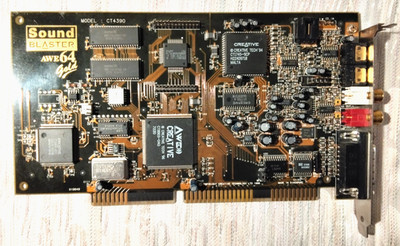 Creative Labs Soundblaster AWE64Gold CT4390 16-bit ISA wavetable Cinch