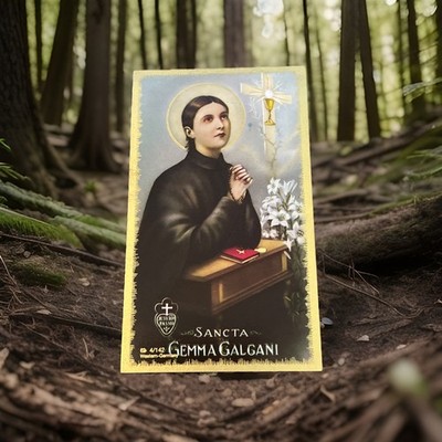 New Holy Card At. Gemma Galgani  W Prayer For Forgiveness Of Sins