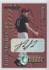2002 Donruss The Rookies Crusade Auto 210/500 Tom Shearn #RC-42 Auto 0e3