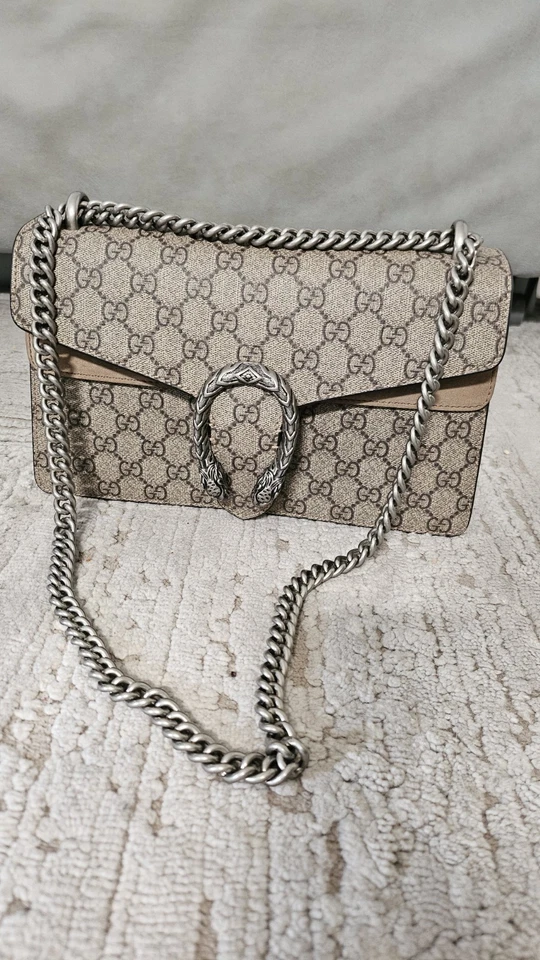GucciSKU: 221451F04811500Beige Small GG Supreme Dionysus Bag, Foto 1 von 5