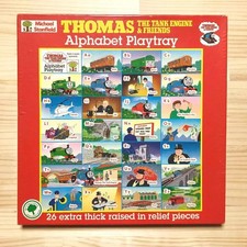 Thomas Wooden Alphabet Puzzle Rare Collectible Toy for Kids Educational