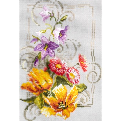 Magic Needle Zweigart Edition Kreuzstichset ''Fröhlichen Juni'', Zählmuster, 15x21