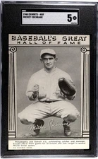 1948 HOF Exhibits SGC 5 EX Mickey Cochrane Philadelphia Athletics POP 8 Rare!