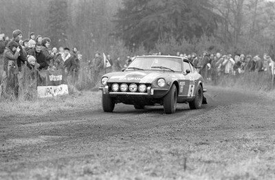 Harry Kallstrom Claes Billstam Datsun 240Z RAC Rally November 21 1973 Photo 5