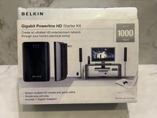 Belkin Gigabit Powerline HD Starter Kit 1000 Mbps Ultrafast 4 CT FREE SHIP