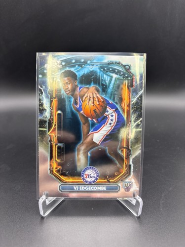 2025-26 Topps Chrome Cosmic #ET-15 VJ Edgecombe Extraterrestrial Talent