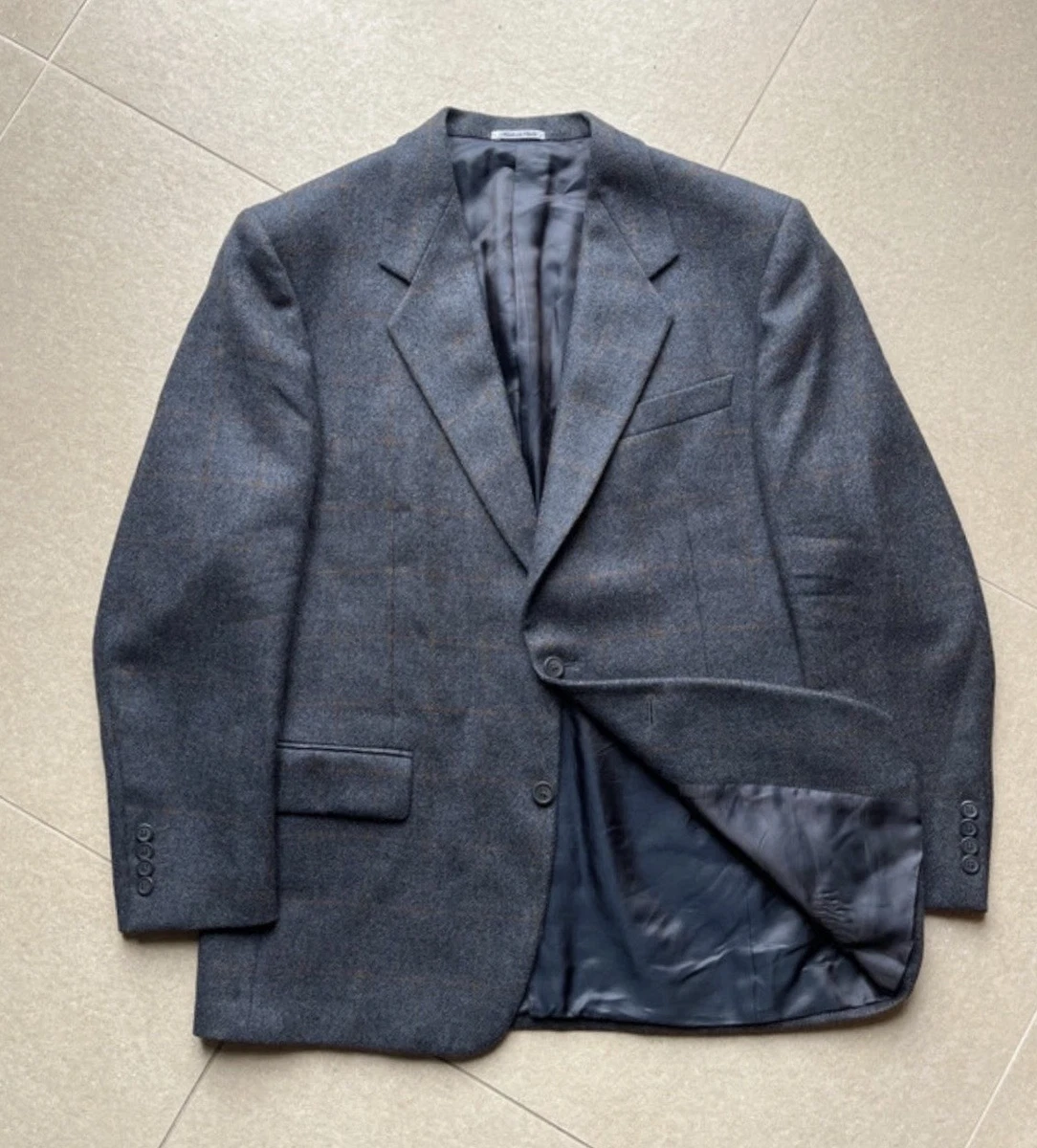Cappotto Uomo Sartoriale Principe Di Galles – Giacca Elegante In Misto Lana, Made In Italy, Slim Fit